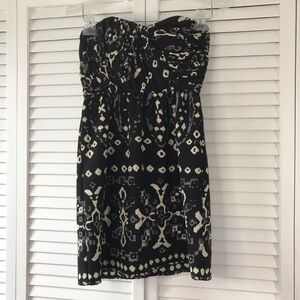 TWELFTH STREET By Cynthia Vincent Black Ikat Dress Size 2